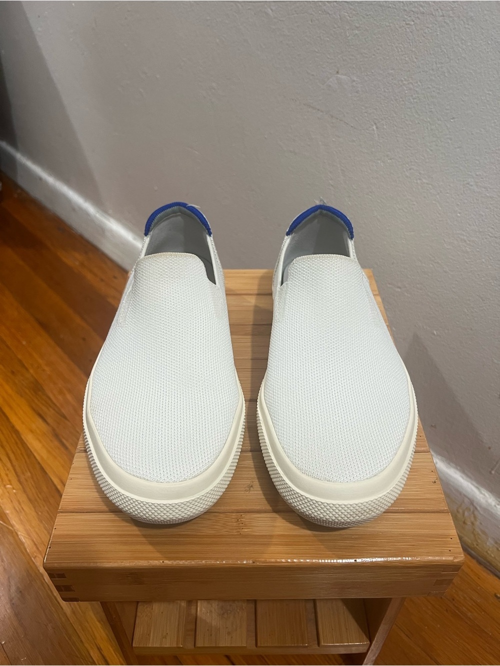 Rothy's The Original Slip On Sneaker White Women’s 6.5 Casual Comfort Travel